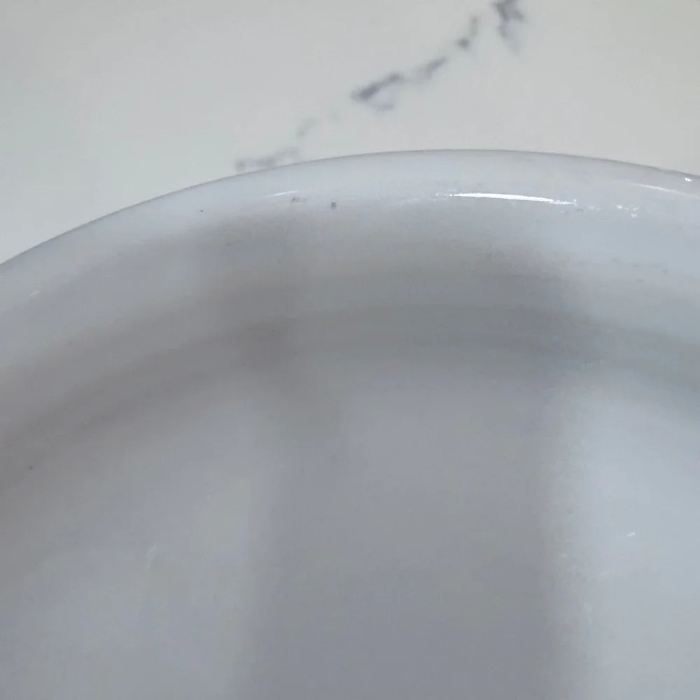 Fiesta White Bread and Butter Plates Set of 2 Homer Laughlin USA Lead Free 6in